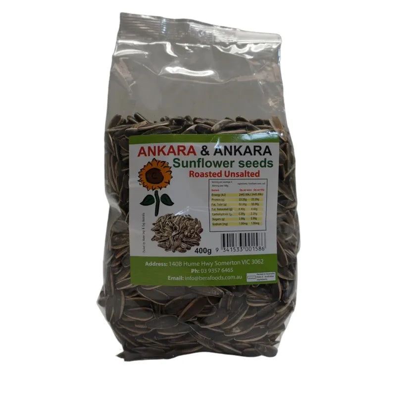 ANKARA SUNFLOWER SEEDS UNSALTED 400GR
